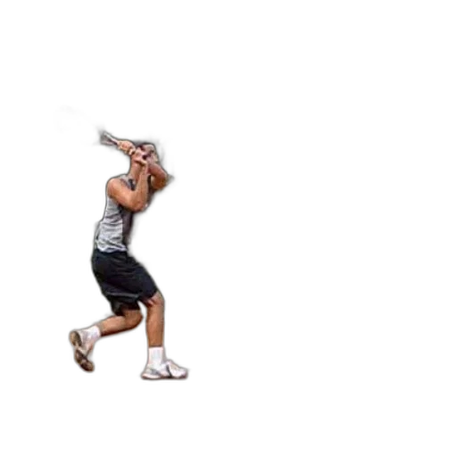 shoes, 3d render, man, gray, tank, top, black, shorts transparent PNG cut-out