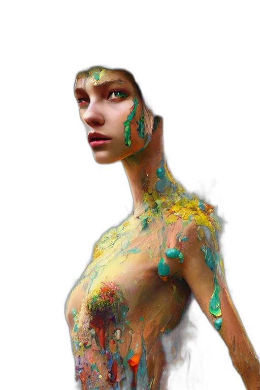 face, dress, jewelry, robot transparent PNG cut-out