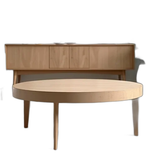 furniture, 3d render, sleek, modern, coffee, table, smooth, surface transparent PNG cut-out