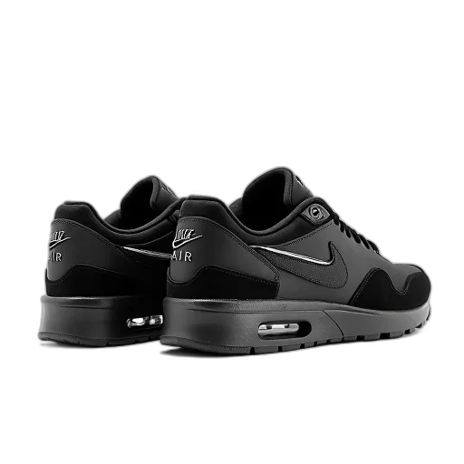 shoes, 3d render, pair, black, nike, air, sneakers, white transparent PNG cut-out