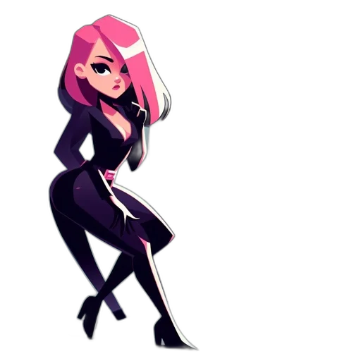 dress, creature, robot, weapon, concept art, cartoon, pixel art, comic book art transparent PNG cut-out