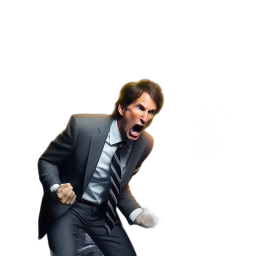 jacket, staff, animal, creature, 3d render, concept art, photorealistic, pixel art transparent PNG cut-out
