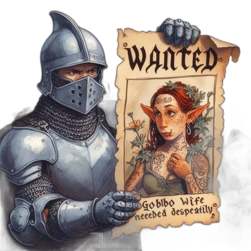 staff, fantasy art, concept art, watercolor, comic book art, medieval, setting, knight transparent PNG cut-out