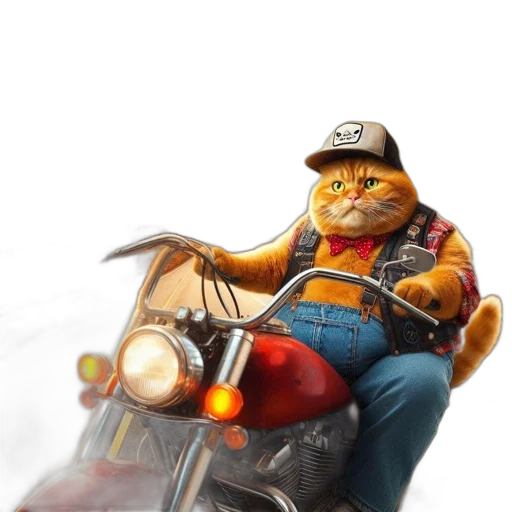 animal, car, hat, jacket transparent PNG cut-out
