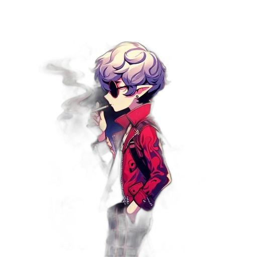 staff, mask, weapon, dress, pixel art, concept art, anime, fantasy art transparent PNG cut-out