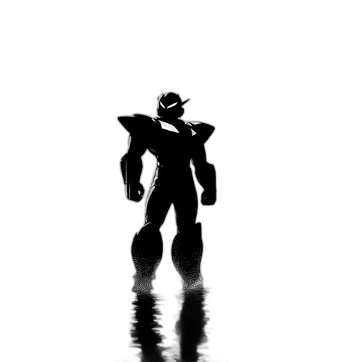 robot, creature, weapon, animal, 3d render, concept art, comic book art, pixel art transparent PNG cut-out