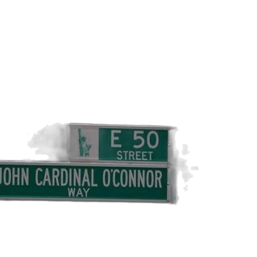 monochrome, street, sign, new, york, city, reads, john transparent PNG cut-out