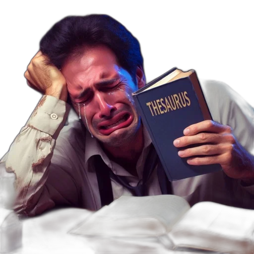 photorealistic, concept art, emotional, scene, depicts, distraught, man, crying transparent PNG cut-out