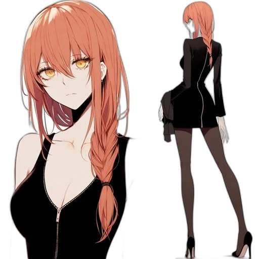 dress, jacket, staff, creature, concept art, anime, cartoon, fantasy art transparent PNG cut-out