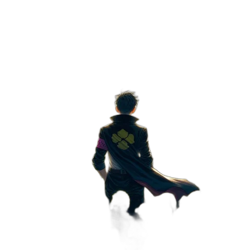 sword, jacket, crown, staff, concept art, comic book art, pixel art, 3d render transparent PNG cut-out