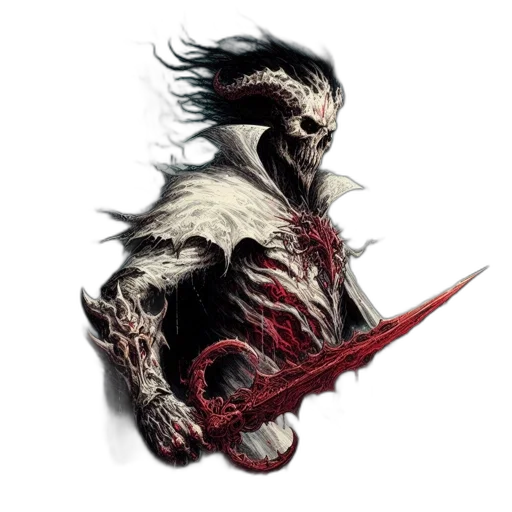 creature, dragon, staff, sword, concept art, fantasy art, comic book art, pixel art transparent PNG cut-out