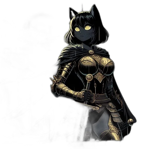 mask, dress, animal, staff, fantasy art, concept art, comic book art, pixel art transparent PNG cut-out