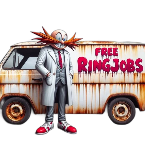 staff, robot, concept art, image, eggman, sonic, hedgehog, stands transparent PNG cut-out