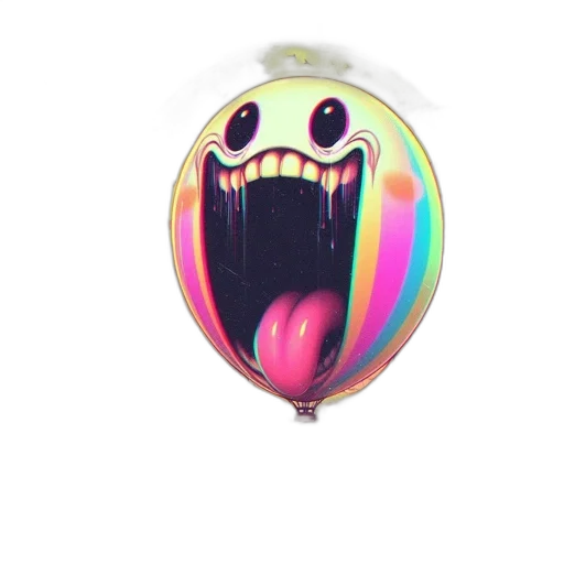 mask, creature, jewelry, face, 3d render, concept art, vaporwave, bustling transparent PNG cut-out