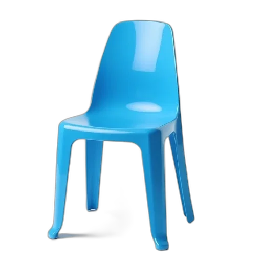 furniture, umbrella, dress, staff, 3d render, photorealistic, concept art, blue transparent PNG cut-out