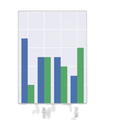 bar, chart, two, categories, pitch, wind, showing, values transparent PNG cut-out