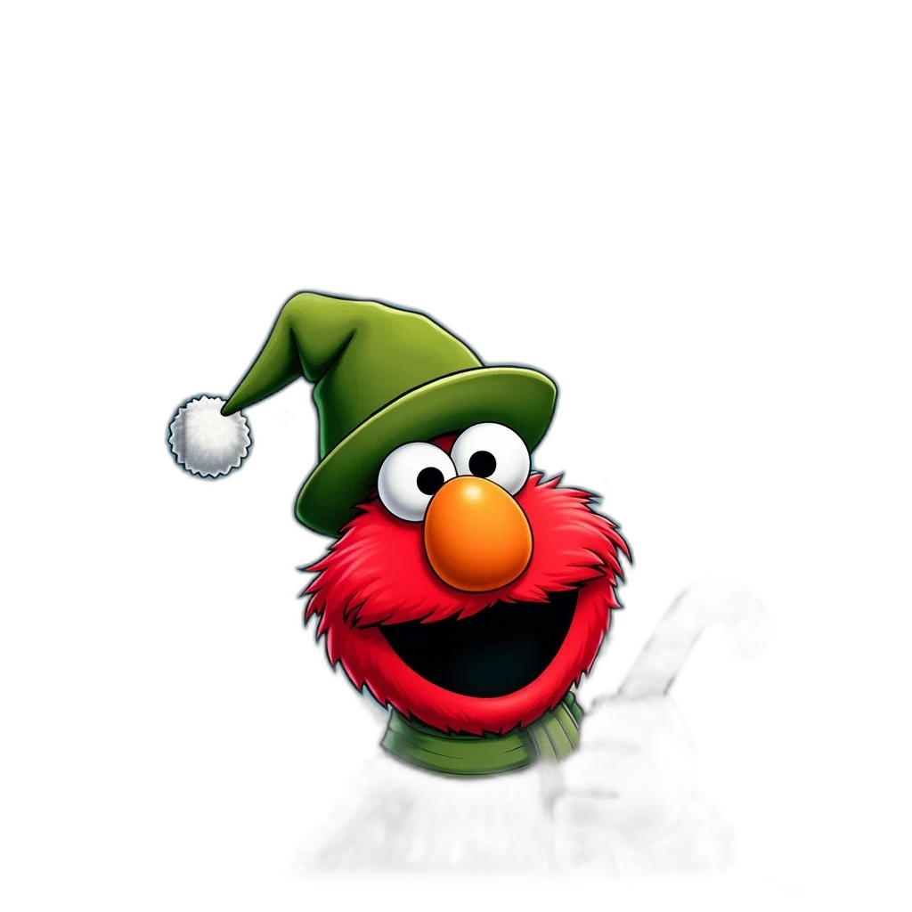 colorful, children, book, cover, featuring, character, elmo, sesame transparent PNG cut-out
