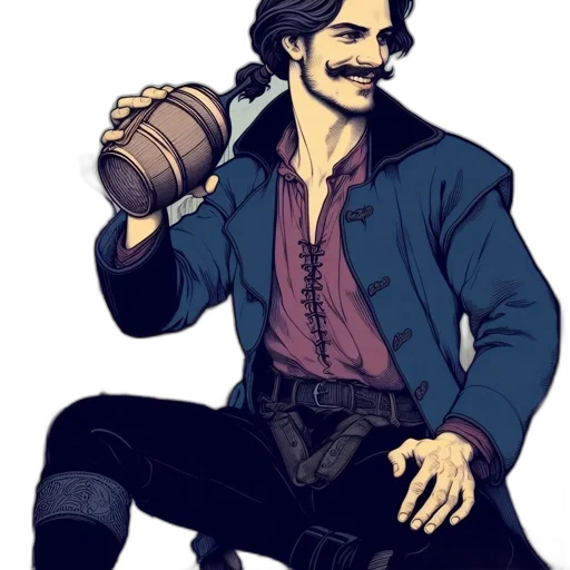 staff, concept art, comic book art, fantasy art, cartoon, man, historical, fantasy transparent PNG cut-out