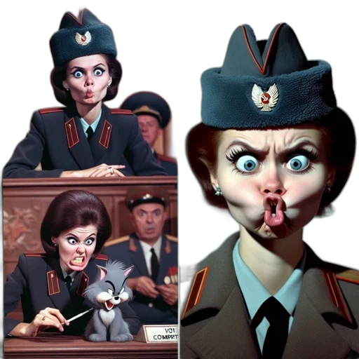 face, staff, concept art, cartoon, comic book art, photorealistic, two, images transparent PNG cut-out