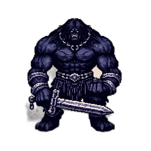 staff, creature, weapon, animal, pixel art, concept art, fantasy art, 3d render transparent PNG cut-out