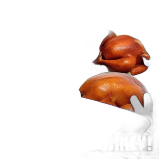 food, hat, animal, crown, 3d render, concept art, photorealistic, waluigi transparent PNG cut-out