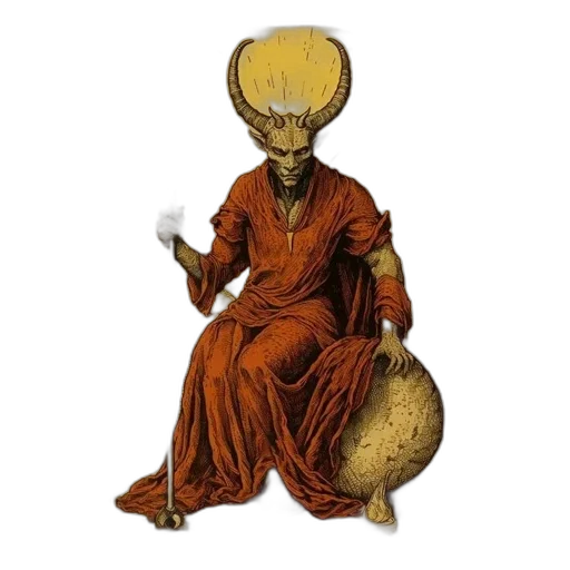 staff, creature, hat, hair, concept art, fantasy art, outer space, night transparent PNG cut-out