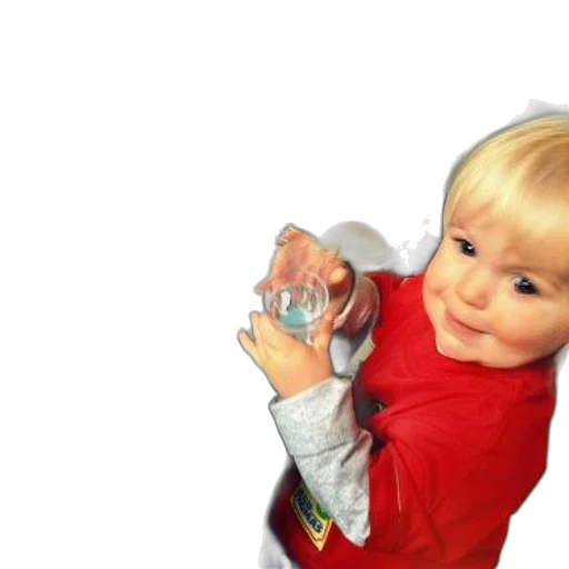 bottle, weapon, face, robot, photorealistic, 3d render, child, plays transparent PNG cut-out