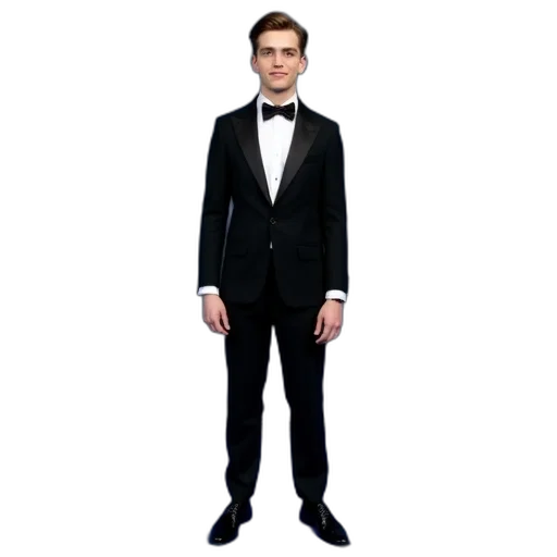 jacket, staff, young, man, wearing, black, suit, white transparent PNG cut-out