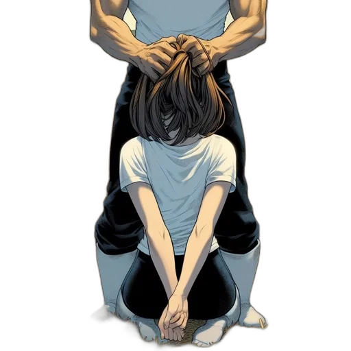 mask, hair, jacket, comic book art, concept art, cartoon, field, golden transparent PNG cut-out
