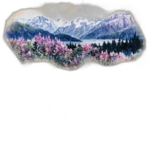 jewelry, jacket, tree, crown, photorealistic, watercolor, oil painting, concept art transparent PNG cut-out