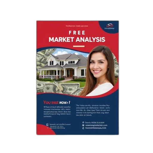flyer, red, blue, color, scheme, featuring, woman, face transparent PNG cut-out