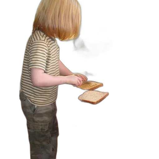 food, hair, staff, dress transparent PNG cut-out