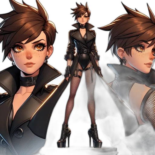 concept art, fantasy art, anime, cyberpunk, dark, monochrome, earth tones, anime-style transparent PNG cut-out