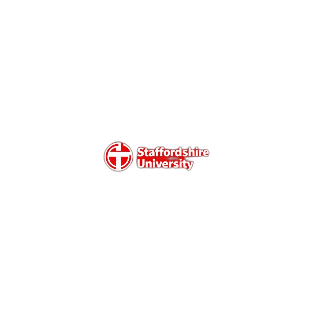 staff, red, background, white, logo, featuring, words, staffordshire transparent PNG cut-out