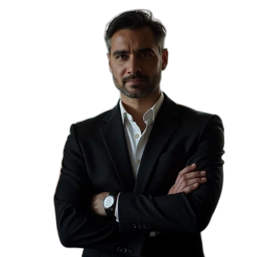 staff, jacket, man, dark, suit, white, shirt, standing transparent PNG cut-out