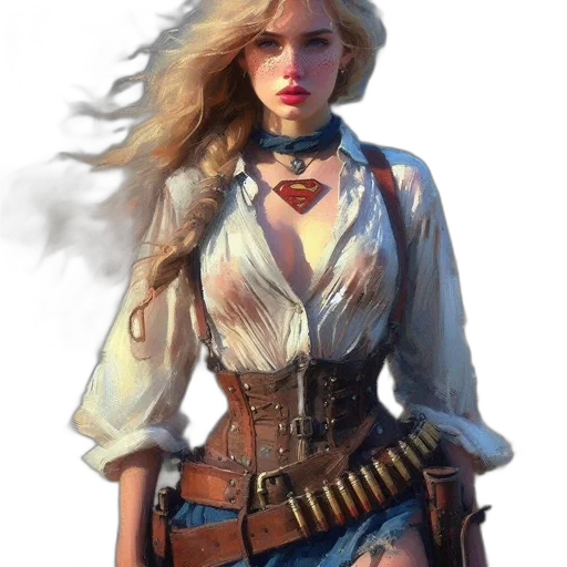 dress, weapon, jacket, staff, fantasy art, concept art, comic book art, photorealistic transparent PNG cut-out