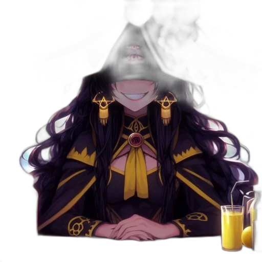 crown, mask, hat, staff, concept art, pixel art, anime, fantasy art transparent PNG cut-out