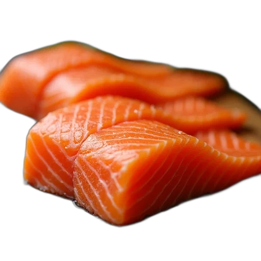 food, animal, hat, weapon, photorealistic, 3d render, raw, salmon transparent PNG cut-out