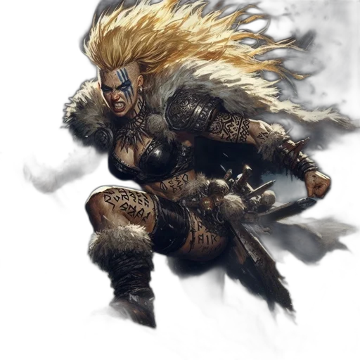 hair, dragon, sword, weapon, fantasy art, concept art, comic book art, photorealistic transparent PNG cut-out