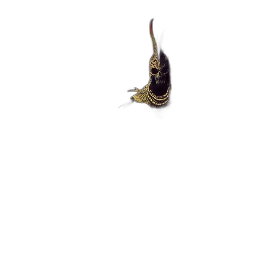 dragon, staff, animal, hat, photorealistic, 3d render, concept art, pixel art transparent PNG cut-out