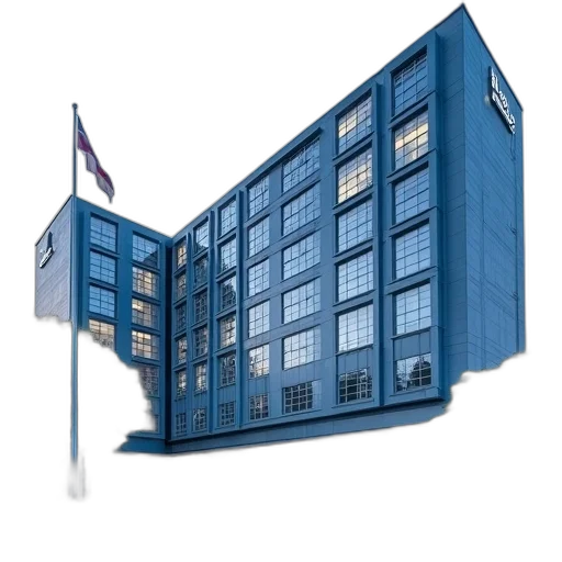 building, 3d render, concept art, photorealistic transparent PNG cut-out