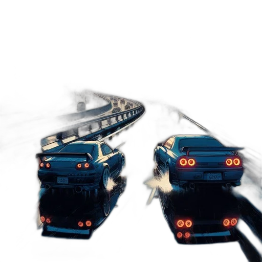 car, robot, weapon, concept art, photorealistic, 3d render, pixel art, neon lights transparent PNG cut-out