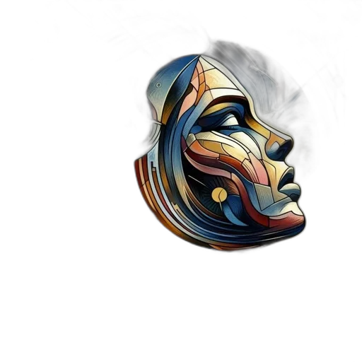 mask, face, crown, jewelry, photorealistic, concept art, fantasy art, 3d render transparent PNG cut-out