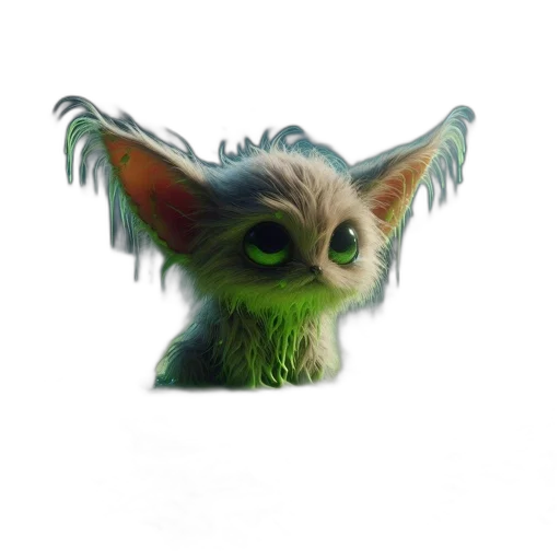 creature, staff, dragon, animal, fantasy art, concept art, 3d render, photorealistic transparent PNG cut-out