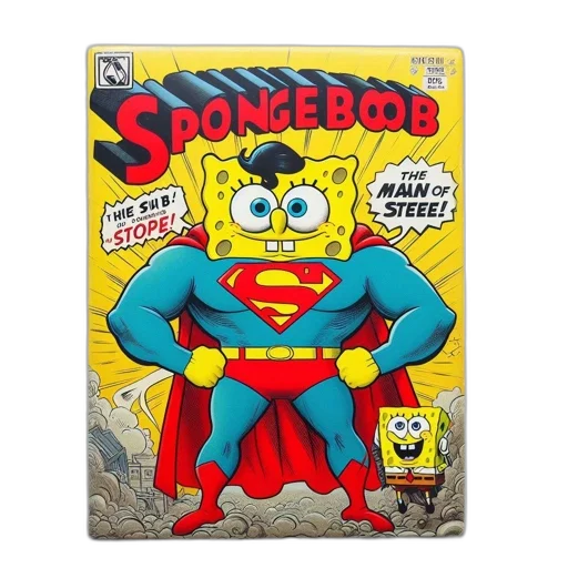 creature, robot, comic book art, concept art, underwater, amusing, comic, book transparent PNG cut-out