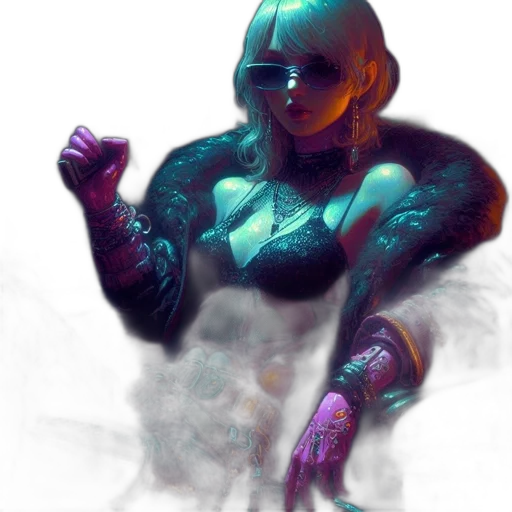 robot, mask, creature, face, cyberpunk, concept art, 3d render, vaporwave transparent PNG cut-out