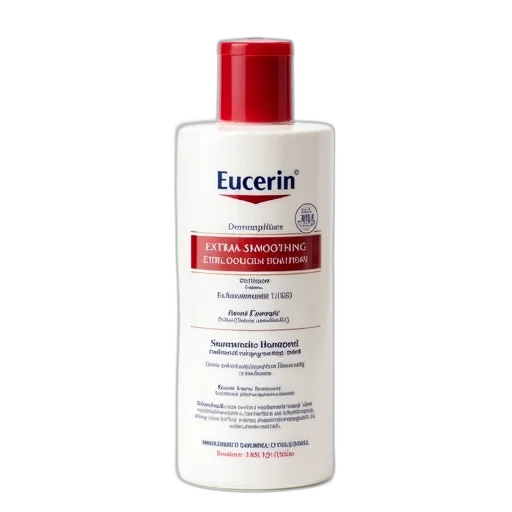 bottle, eucerin, dermocapillaire, extra-shamoothing, extra-douche, tolerant, shampoo, displayed transparent PNG cut-out