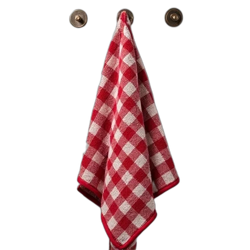 dress, jacket, umbrella, food, red, white, checkered, towel transparent PNG cut-out