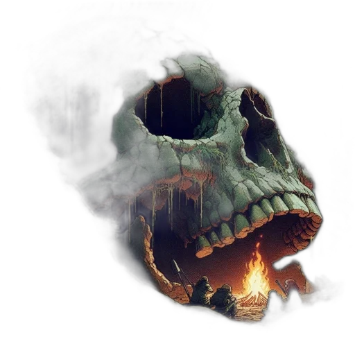 mask, face, dragon, crown, concept art, fantasy art, 3d render, photorealistic transparent PNG cut-out