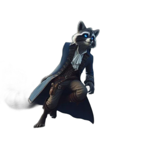 staff, jacket, weapon, mask, concept art, fantasy art, 3d render, cyberpunk transparent PNG cut-out